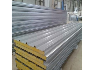 ?巖棉板保溫外墻復合夾心一體板生產圖3