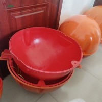 紅色玻璃鋼警示球 輸電線線路防撞醒目警示球 航空安全警示球