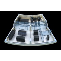 長春地區效果圖制作|機房監控室|配電室效果圖設計出圖