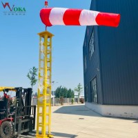 機場航空易折型風向標 帶風袋測風裝置 易折型避雷塔