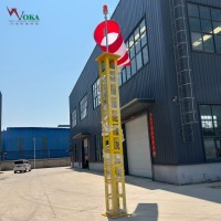 機場助航燈易折易碎桿塔 跑道易折型FOD塔 航空風向標塔架