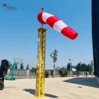 機場易折航風向桿塔 易折塔架避雷塔 自立式可放倒監控塔架