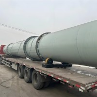 三回程筒體設計滾筒式木材烘干機傳導式加熱