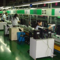 電腦組裝老化生產(chǎn)線 上下循環(huán)倍速鏈流水線定制