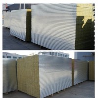 雙面彩鋼巖棉凈化板生產尺寸定制
